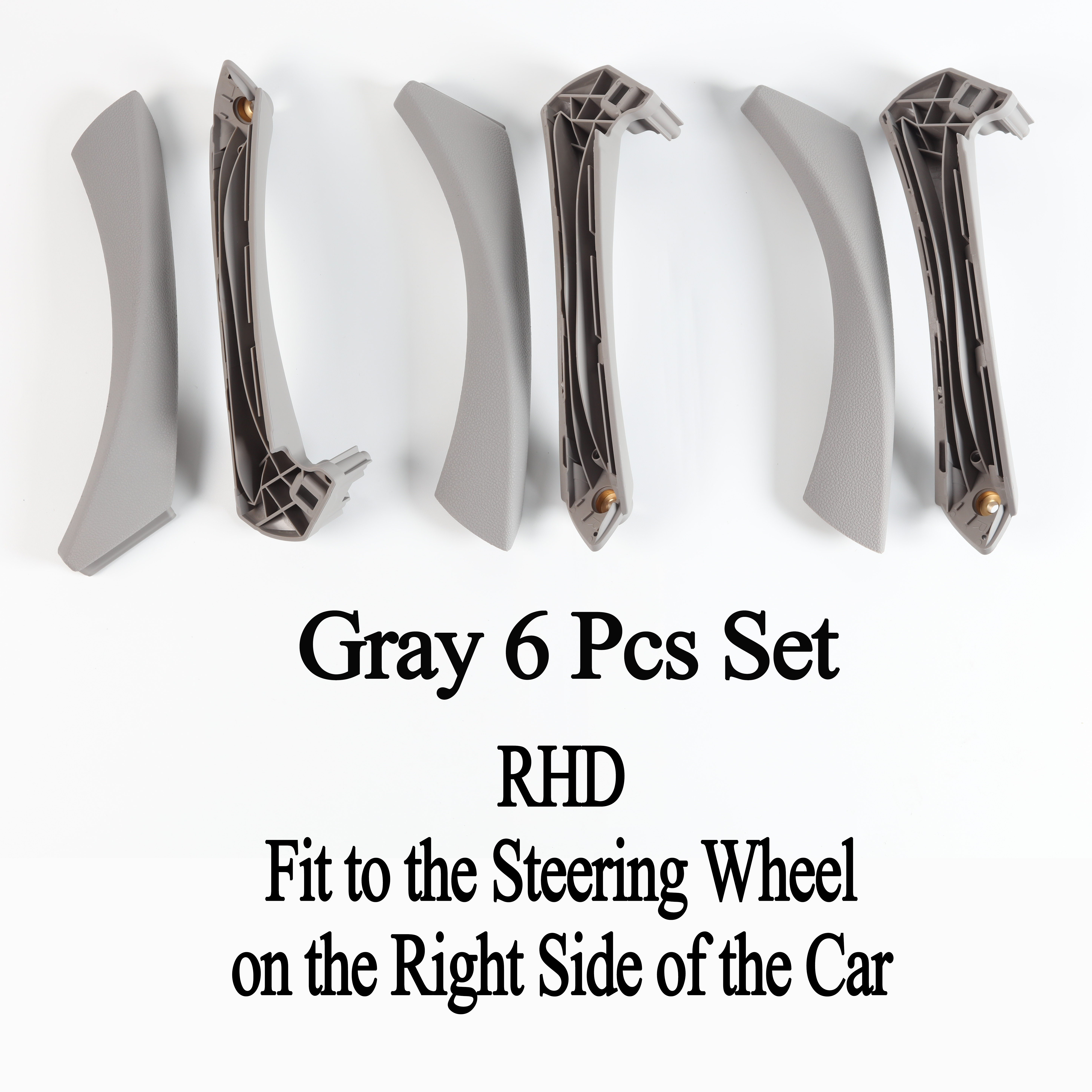 Juego de 6 piezas RHD gris