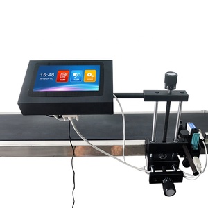 Basis Flasche Boden Charge Druck Maschine Coder Förderband Ziffern Datum Tinte jet Programmierer - Product Image 5
