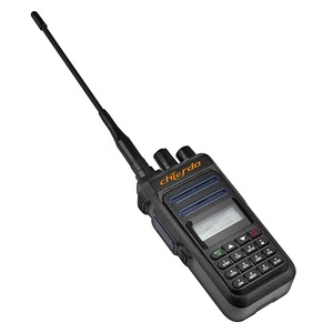 Chierda Dualband UHF VHF Analog Radio PC Programmier barer Einzel empfänger Funkgerät Woki Toki - Product Image 1