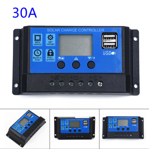 60A/50A/40A/30A/20A/10A 12V 24V Auto Regolatore di Carica Solare PWM controller LCD Dual USB 5V di Uscita del Pannello Solare Regolatore PV - Product Image 5