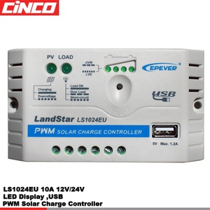 EPEVER LS3024EU 30A 12V/24V PWM Solar regler mit LED-Anzeige und USB-Ausgang zum Laden und zur Lichts teuerung
