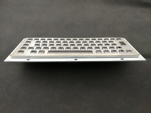 Industrial IP65 USB/<strong>PS2</strong> 65 keys Mounted Metal Mechanical <strong>Keyboard</strong> for kiosk Remote Control with backlight - Product Image 4