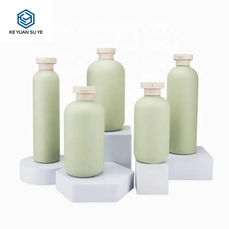 Vacío HDPE suave botellas de plástico botellas de cosméticos 200ml 250ml 300ml 400ml 500ml botella de plástico de 800ml de champú de la botella de la loción