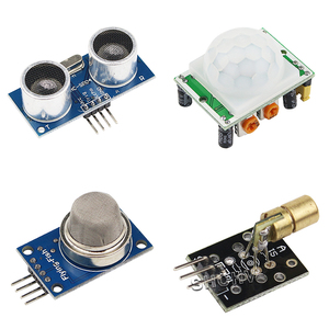 Módulos de sensores 16 en 1, kit de iniciación de 16 tipos, herramienta de aprendizaje de componentes electrónicos DIY para Arduino Raspberry Pi 3B + / Pi 4