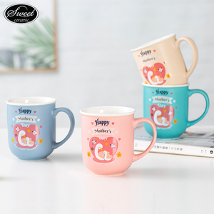 SWT Wholesale Elegant Mothers Day Gifts for Mom From Daughter <strong>Son</strong> Kids Funny World's <strong>Best</strong> Unique Pink Ceramic Coffee Cup
