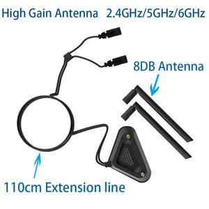 Intel AX210 Dual Band 2.4G/5G/6G 3000Mbps WiFi 6E 802.11AX PCIe <strong>PCI</strong> Express Card BT 5.2 Desktop Wireless Network Internal for - Product Image 6