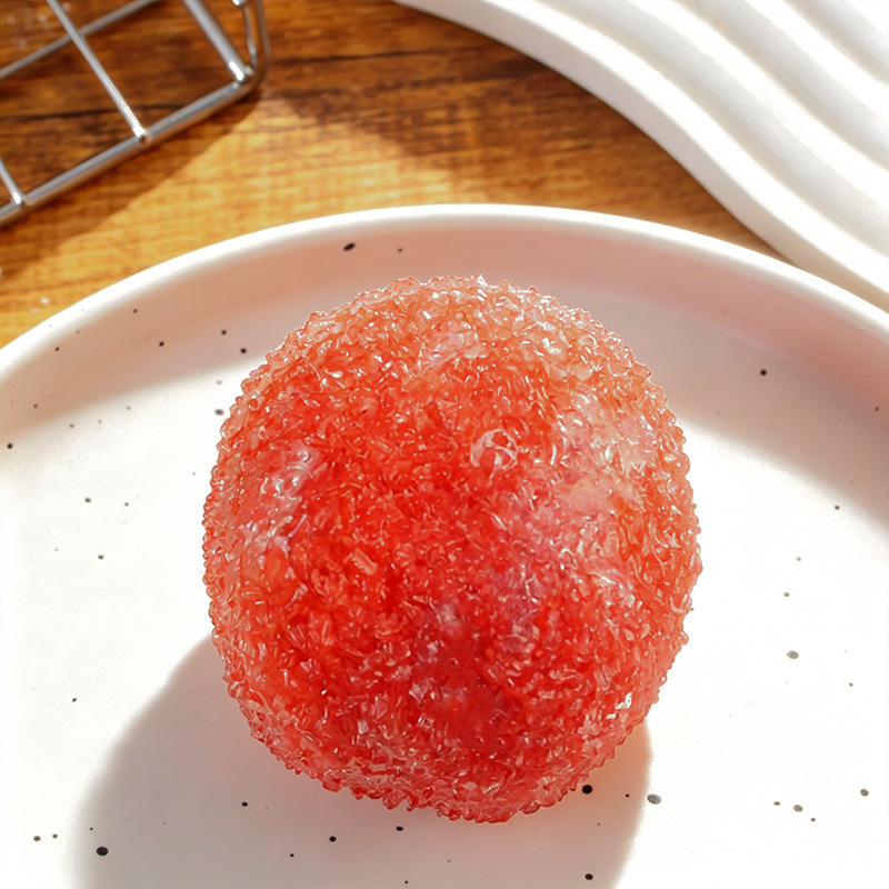 Boule de glace pilée rouge