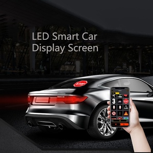 Vendita calda risoluzione 32*32 alimentazione USB nuovo LED schermo per auto programmabile digitale Led lavagna per messaggi a scorrimento cartello per Display posteriore per auto - Product Image 6