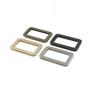 20-50mm Alloy <strong>Square</strong> Clasp Flat <strong>Rectangle</strong> Ring <strong>Loop</strong> Flat <strong>Square</strong> Ring <strong>Buckle</strong> for Backpack Bag Strap Webbing Belt Dog Collar Clasp - Product Image 3