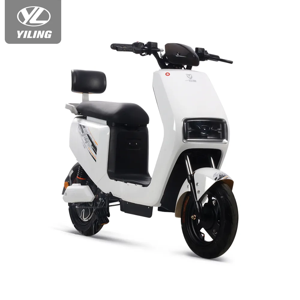 Vente en gros de moto scooter 1000W 60V E moto vélo électrique puissante 14 pouces pour adultes