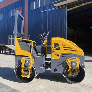 Bán buôn giá 2 tấn DIESEL Euro 5 EPA CE động cơ mini rung Con lăn Máy đầm đường lăn với đi xe các tính năng - Product Image 5