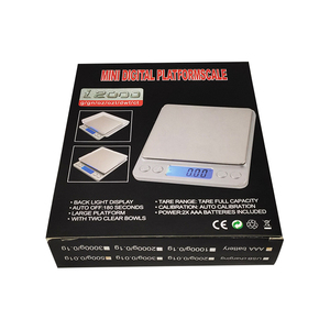 Großhandel Custom 1kg/0,1g Digital Pocket Scale Küchen waage mit Smart LCD-Display und Tiny Timer I2000 - Product Image 3