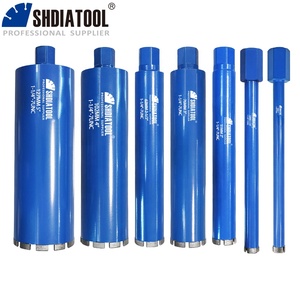 Broca de Núcleo de Diamante de Segmento Arix Húmedo, Broca de Núcleo Soldada con Láser para Pared de Ladrillo de Hormigón Reforzado, 25-127mm, 1-1/4 "-7 - Product Image 1