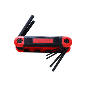 <strong>8pc</strong> Multi-Fold Allen <strong>Key</strong> Wrench Set Industrial Grade <strong>Hex</strong> <strong>Key</strong> With Torx Tips Metric Measurement System - Product Image 3