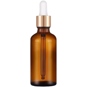 5ml 10ml 15ml 20ml 30ml 50ml 100mL Botella de aceite fino de vidrio marrón Muestra de botella de vidrio cuentagotas vacía con escala - Product Image 2