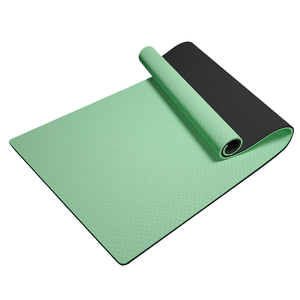 OEM kalın 6mm TPE spor matı kaymaz özel Logo Yoga ve Pilates egzersiz matı ev kullanımı için özel renklerde mevcuttur - Product Image 5
