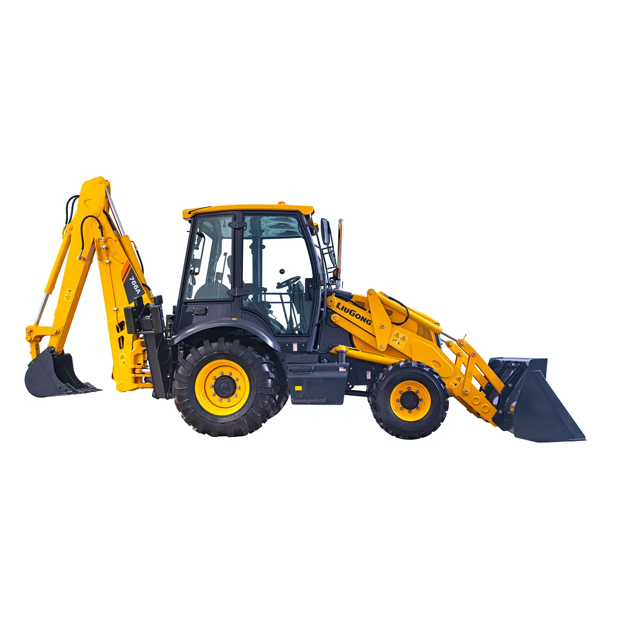 مكونات رئيسية مشهورة عالميًا لكفائة في استهلاك الوقود LiuGong Backhoe Loader 766A