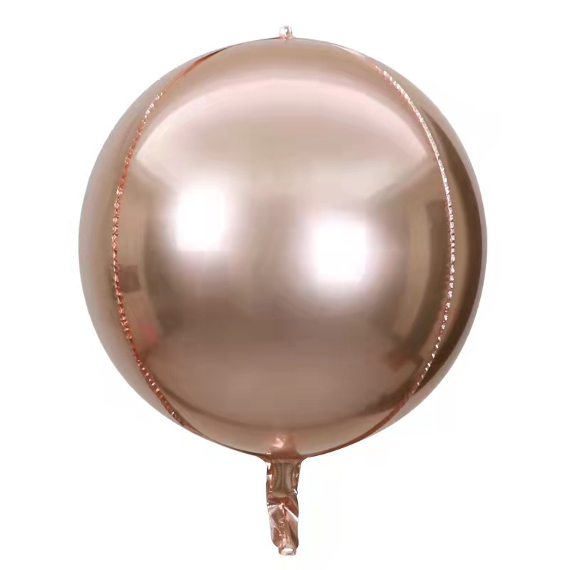 12 inch 4d ball rose gold