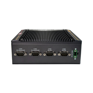 Lingchen Intel CPU 4 * LAN 4 * COM 1 * DP DDR4 Mini PC Fanless Rugged Embedded Industrial BOX Computer - Product Image 2