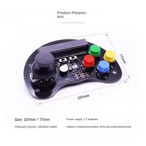 Microbit Programmable Gamepad Kit MicroBit Rocker Key Expansion Board with Wireless <strong>Remote</strong> <strong>Control</strong> Compatible with Raspberry Pi