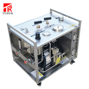 Equipo de prueba de presión hidrostática operado por aire TEREK para pruebas de tuberías/tubos/mangueras con registrador de gráfico redondo