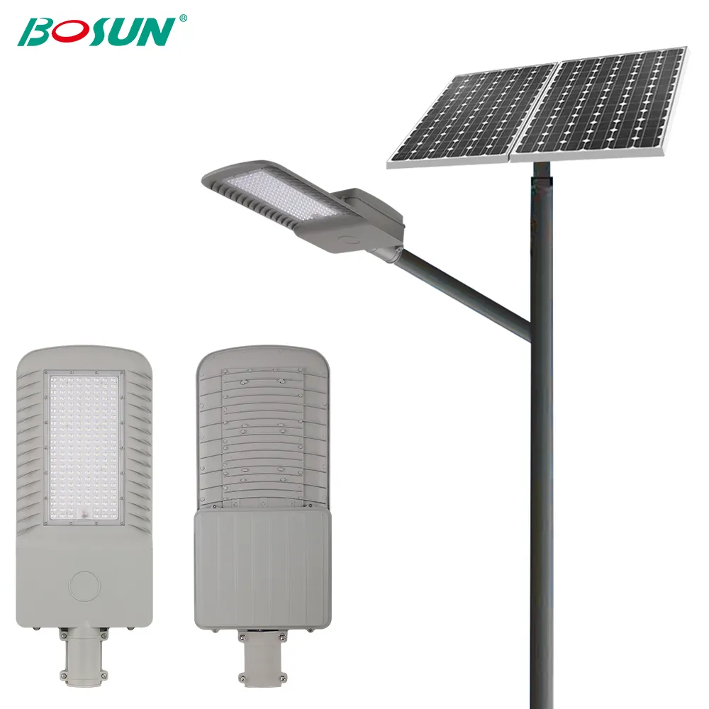 BOSUN Solar Lights Outdoor BDX Series lampione solare separato batteria incorporata