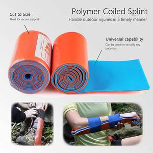 Toptan hafif ilk yardım tıbbi atel rulo kırığı katlanabilir su geçirmez yumuşak kol bacak haddelenmiş atel - Product Image 6