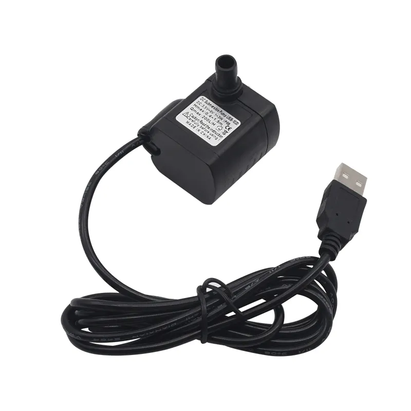 Chất Lượng Cao Usb-1020 Micro Chìm Bơm DC3.5V-9V 3 Wát Aquarium Fish Tank Fountain Pond Máy Bơm Nước Cho Arduino Microbit