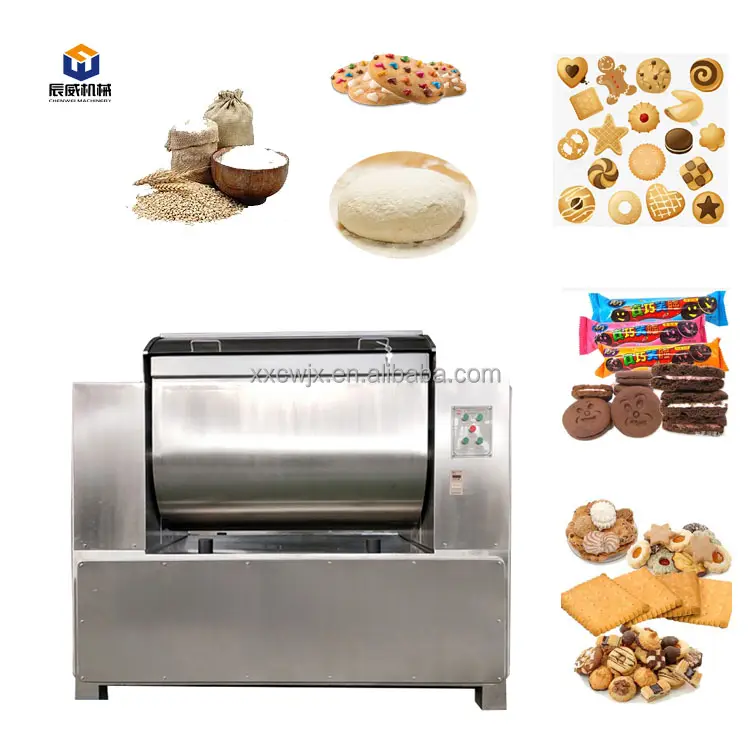 Commercial Spiral Dough Mixer 25kg 50kg 100kg Industrial Electric Kitchen Horizontal Flour Mixer Dough Kneading Machine