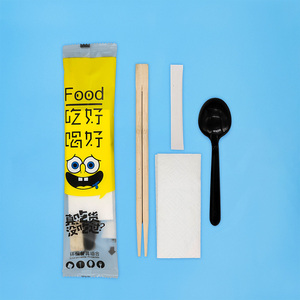 食器パッキングマシン4 in 1カトラリーセットマシンパッキング箸つまようじ塩コショウセットパッキングマシン - Product Image 5