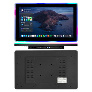 Monitor Industrial IPS de 24-27 pulgadas, pantalla táctil capacitiva de alta visibilidad, LED, montaje en pared, reemplazo de computadora de escritorio todo en uno