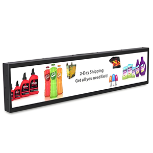 BOE Digital Signage Advertising Screen 23 Inch-47 Inch Shelf <strong>Display</strong> Stretched Bar Edge <strong>LCD</strong> <strong>Display</strong> with Animation <strong>Function</strong> - Product Image 4