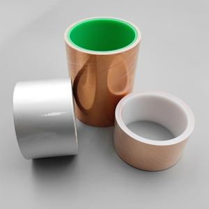 Фабричная Золотая полупроводящая буферная Водонепроницаемая нейлоновая лента для кабелей, проводящая ткань из медной фольги - Product Image 3