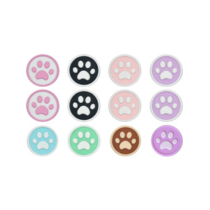 PSVR2かわいい猫の爪のデザイン足の親指グリップアナログサムスティックカバージョイスティックキャッププレイステーションVR2用ソフトシリコンカバー