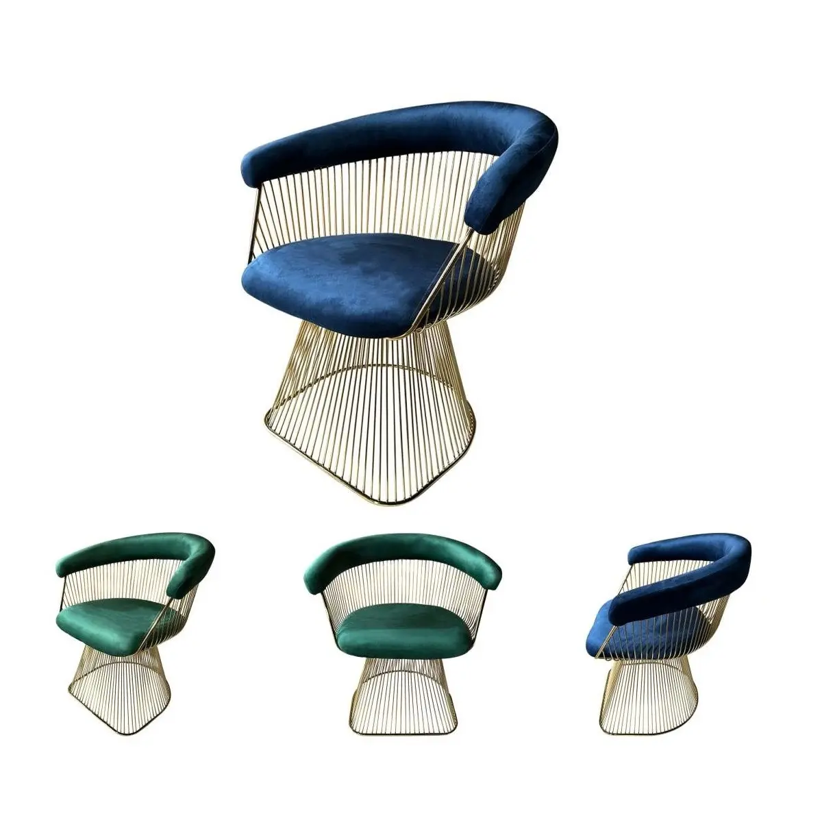 Chaise de salle à manger nordique en fil d'acier chaise de salle à manger moderne centre d'affaires fauteuil Villa Restaurant loisirs meubles de maison Silla