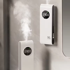 Difusor de Perfume <span class=keywords><strong>Sensor</strong></span> automático Máquina de aromaterapia Fragancia montada en la pared Desodorante recargable Difusor de aceite de fragancia para el hogar - Product Image 1