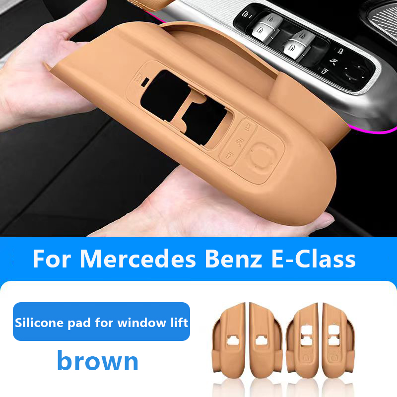 Coussin d'accoudoir de porte marron pour Mercedes Benz Classe E