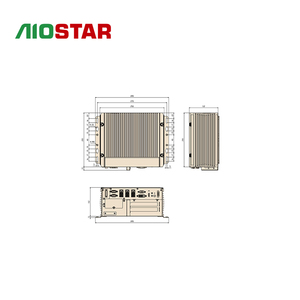 Fanless <strong>Embedded</strong> Industrial Control Computer with Intel 6~14th CPU 2 COM RS-232 6 USB 3.0 in Stock - Product Image 2