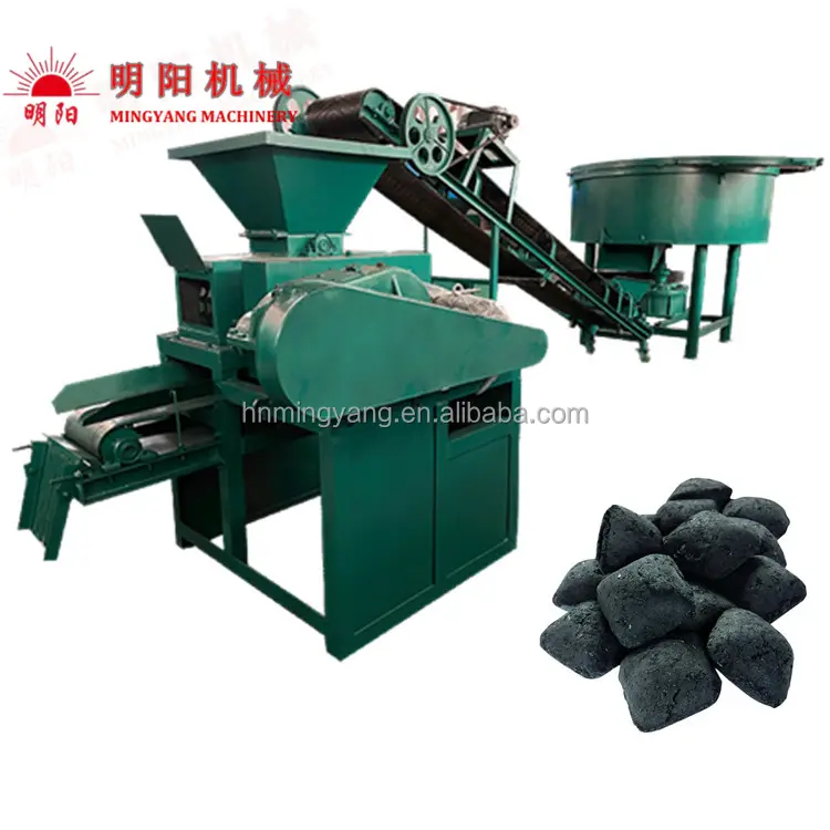 Bricchettatrice di carbone a rulli ampiamente utilizzata nuova risorsa energetica macchina per la produzione di pellet di bricchette di polvere di cazzo di scarto