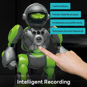 Nuovo arrivo AI camminare ballando gesti Sensing Robot programmabile giocattolo intelligente RC Robot con telecomando intellettuale