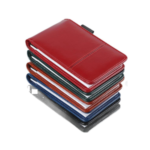 Pocket Leather Cover Notebook-Rechner mit Stiftset - Product Image 6