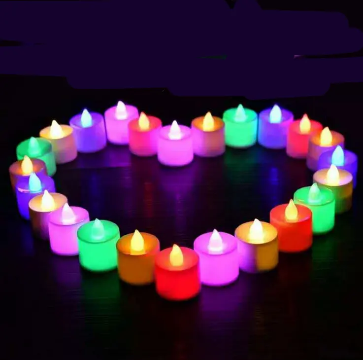 wholesale fashion Electronic Flameless mini battery tea candle led candle light