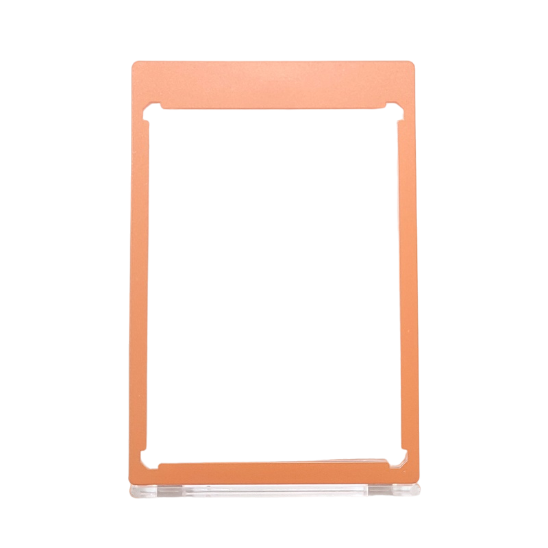 Bordure orange, avec film