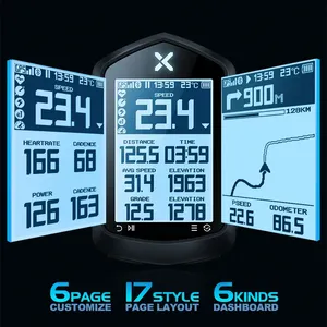 Ordenador de bicicleta GPS de alta tecnología con monitor de ritmo cardíaco, navegación de ciclismo para MTB y equipo de entrenamiento de bicicleta de carretera - Product Image 3