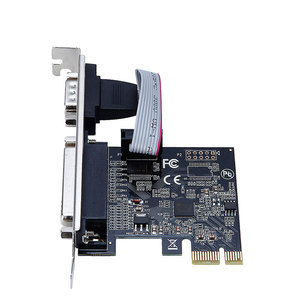 AX99100 Chip PCIe1x <strong>Pci</strong> Express Expansion Card 1 Serial 1 RS232 Parallel Port Riser Card - Product Image 3