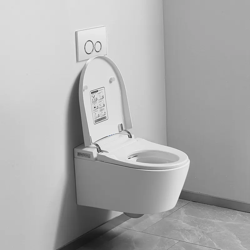 FABIAO New Style hängende elektronische Toilette automatische Spülung Wand hing intelligente Toilette mit Bidet