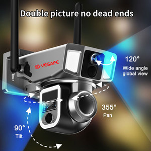 8MP Ip66 4K 4G WiFi PTZ ซูมเครือข่าย10x ซิมการ์ดแบตเตอรี่พลังงานแสงอาทิตย์ความปลอดภัยกลางแจ้งกล้องพลังงานแสงอาทิตย์ - Product Image 2