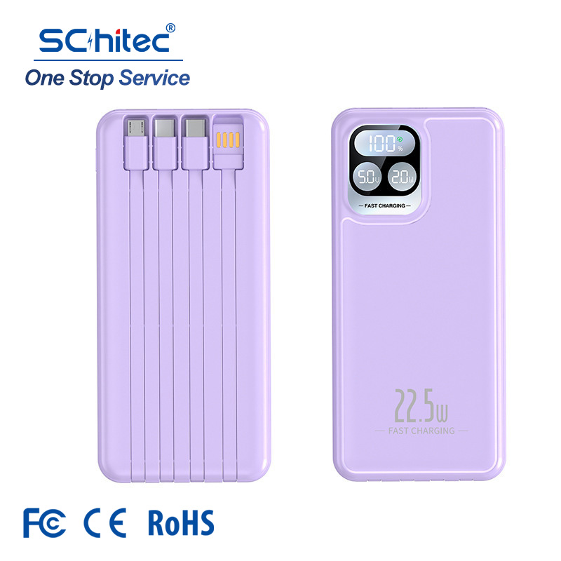 10000mAh สีม่วง