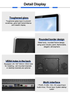 PC con mini pantalla táctil de 15 pulgadas personalizada de fábrica, PC con panel de pantalla táctil capacitivo todo en uno - Product Image 5