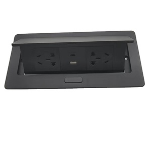国际桌面插座盒5V 20w A + C型USB充电弹出式电源盖NFC网络16A用于会议桌插座 - Product Image 2